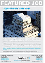 Load image into Gallery viewer, Keder Roof 50m high on Auckland Skyline - Layher Feature Job
